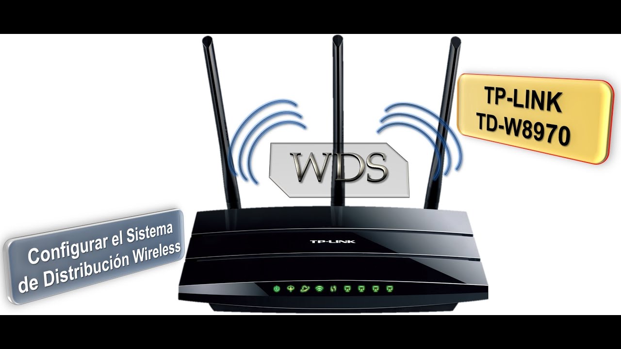 Configurar WDS TP-LINK TD W8970