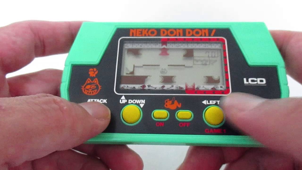 12824 Takatoku Toys LCD Game Neko Don Don