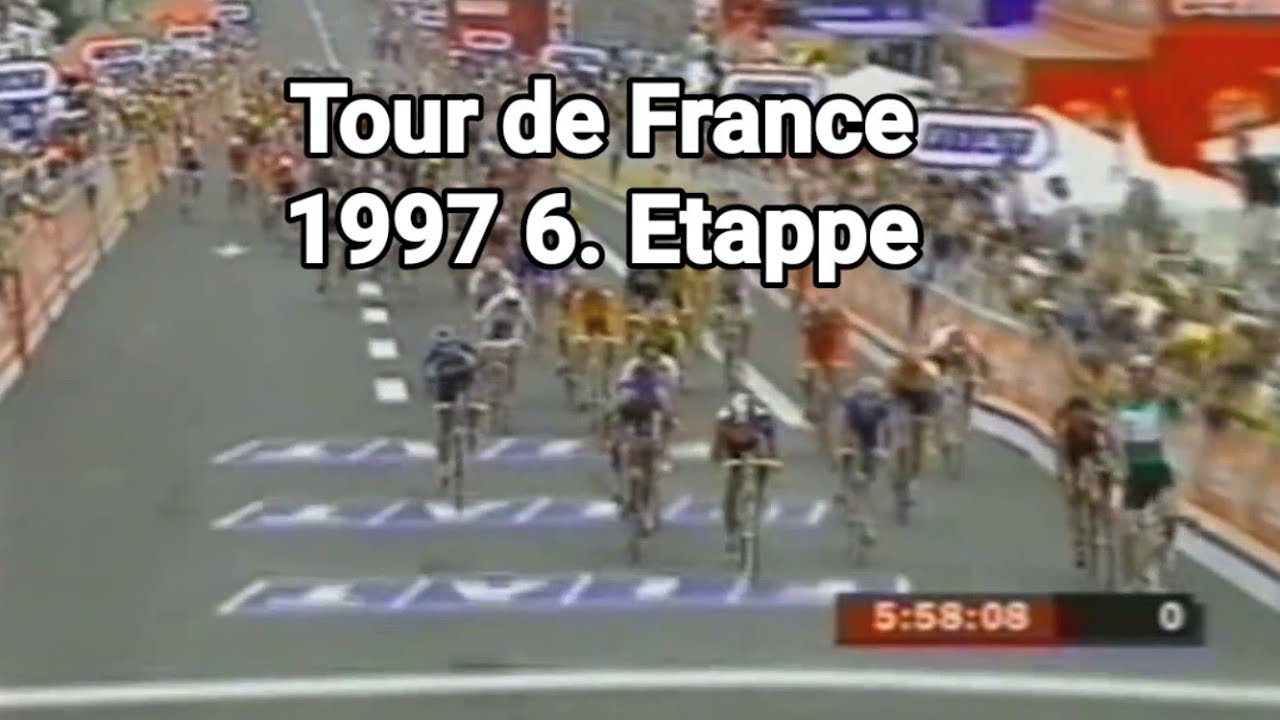 Rennhighlights: Tour de France 1997 6. Etappe: Erik Zabels gestohlener Sieg und ein Flaschenwurf