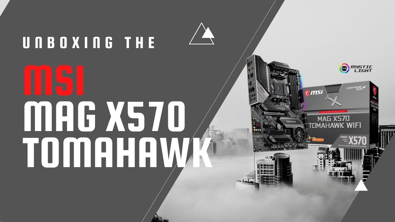 MSI MAG X570 Tomahawk, лучшая материнская плата за эту цену? (Распаковка)