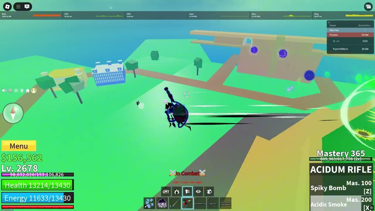Top Global Skilled Highlights | Blox Fruits Bounty Hunting