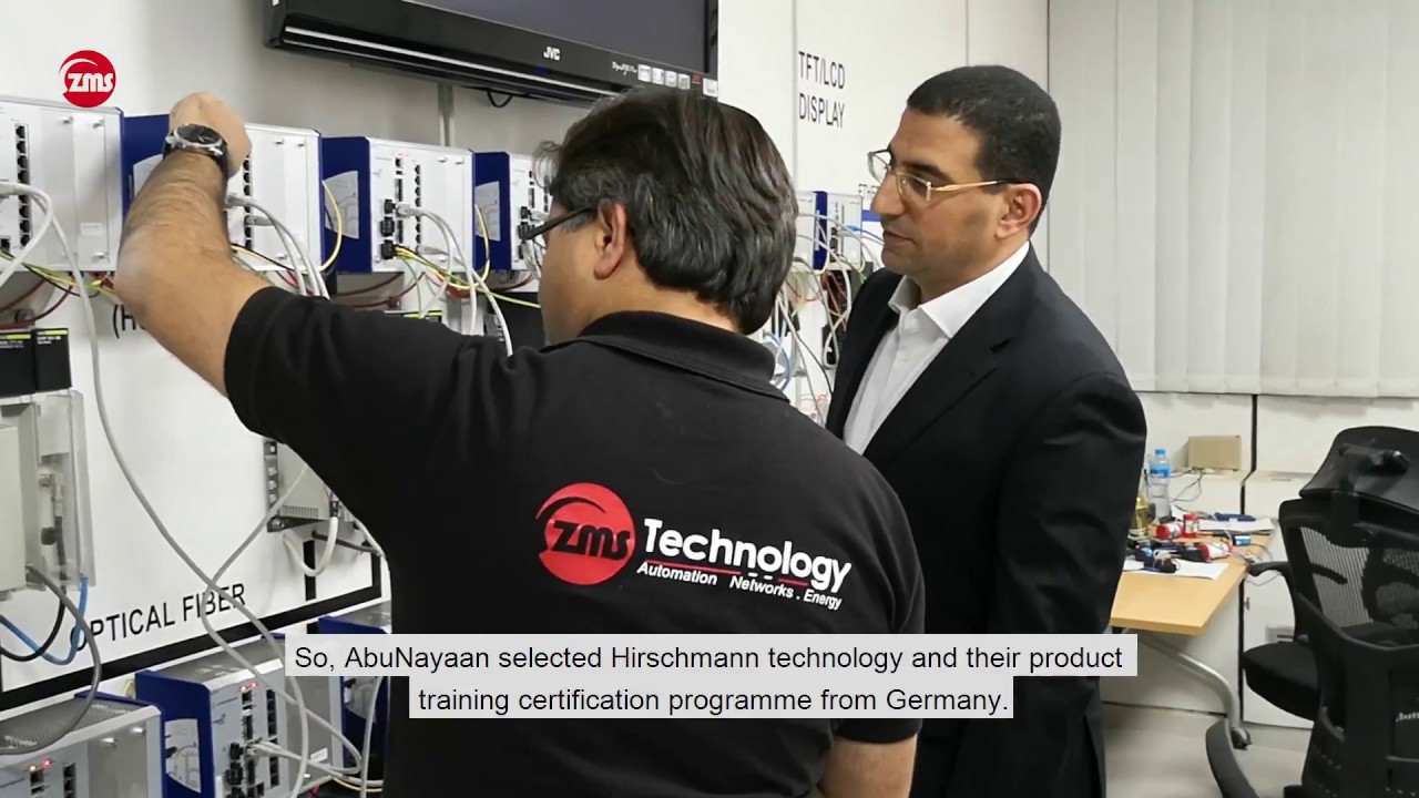 Project ZMS 2/2018: Hirschmann Industrial Networks Certification Training at AbuNayaan