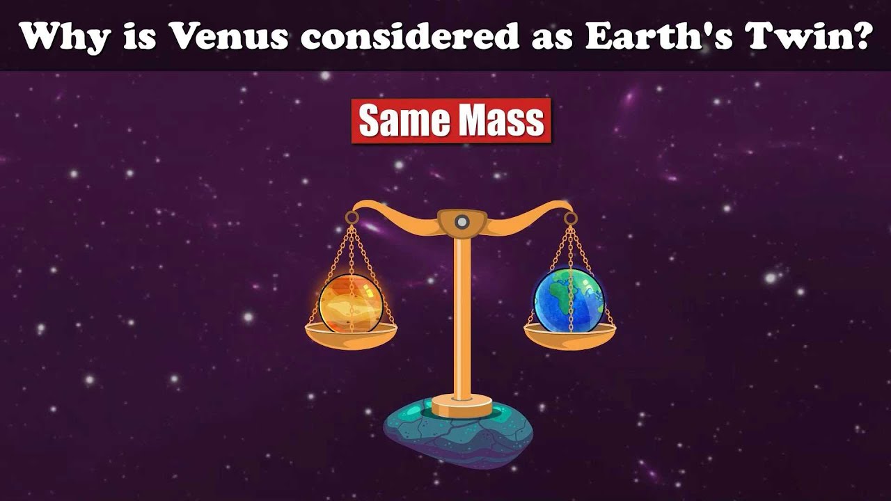 Why is Venus considered as Earth's Twin? + more videos | #aumsum #kids #children #space