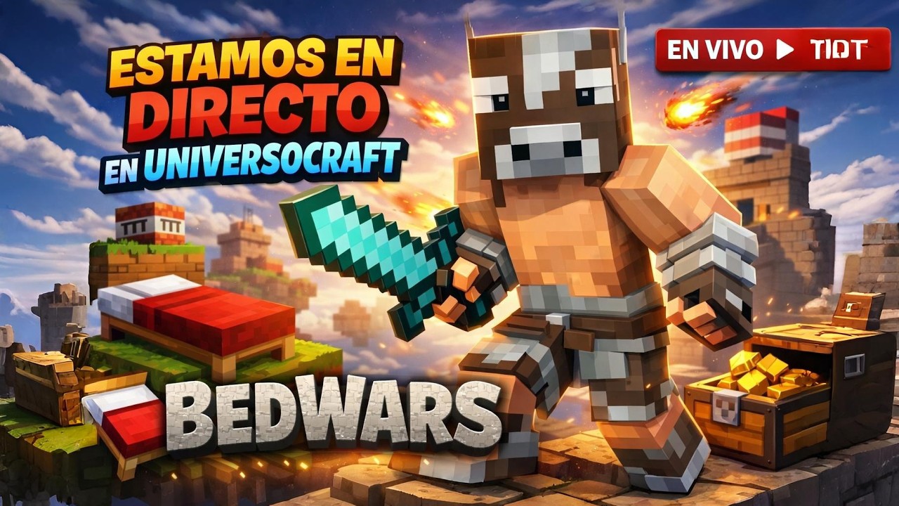 JUGANDO EN UNIVERSOCRAFT EN DIRECTO #minecraft