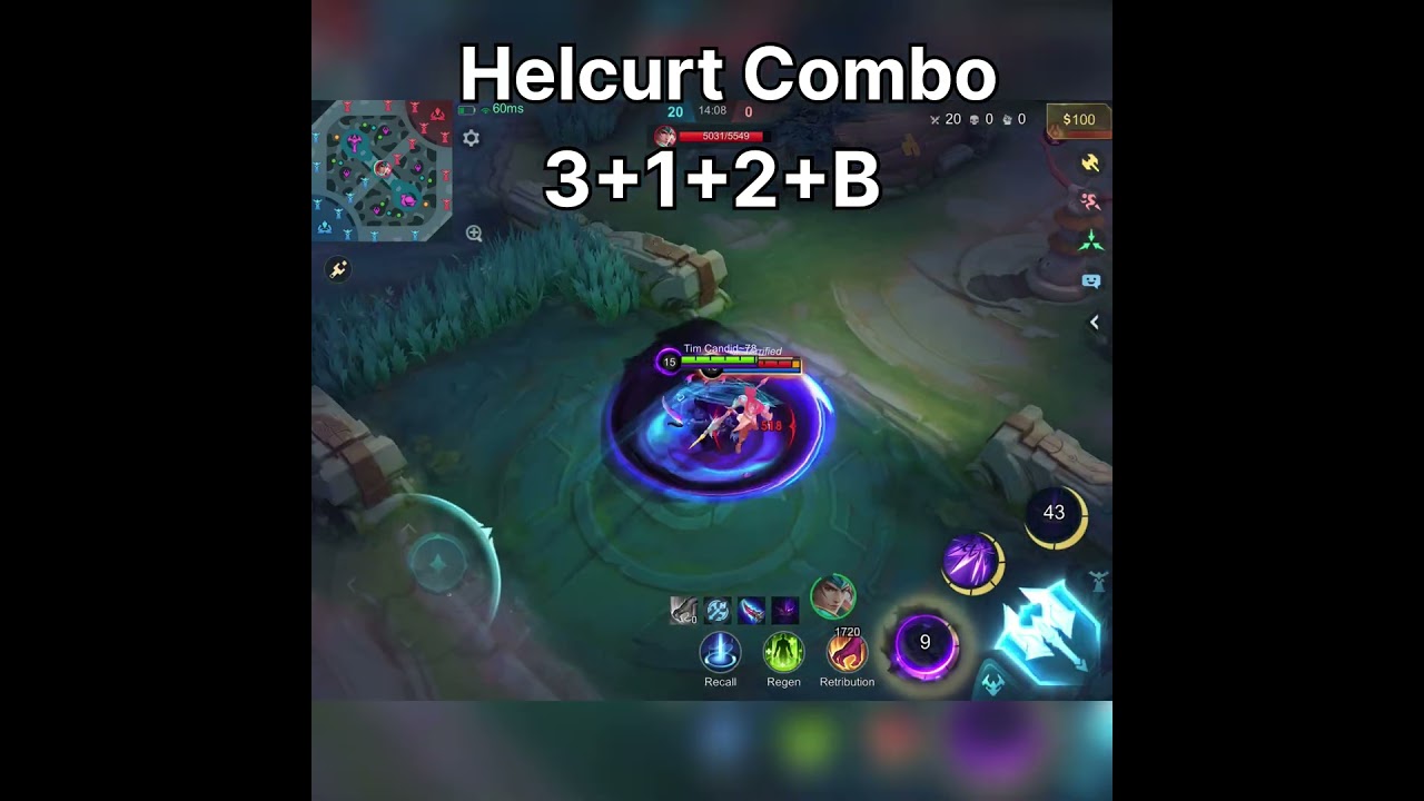 ✅Helcurt = Darkness Striker! 🌑 Silence + Burst Combo | MLBB Shorts #mlbbshorts #mobilelegends