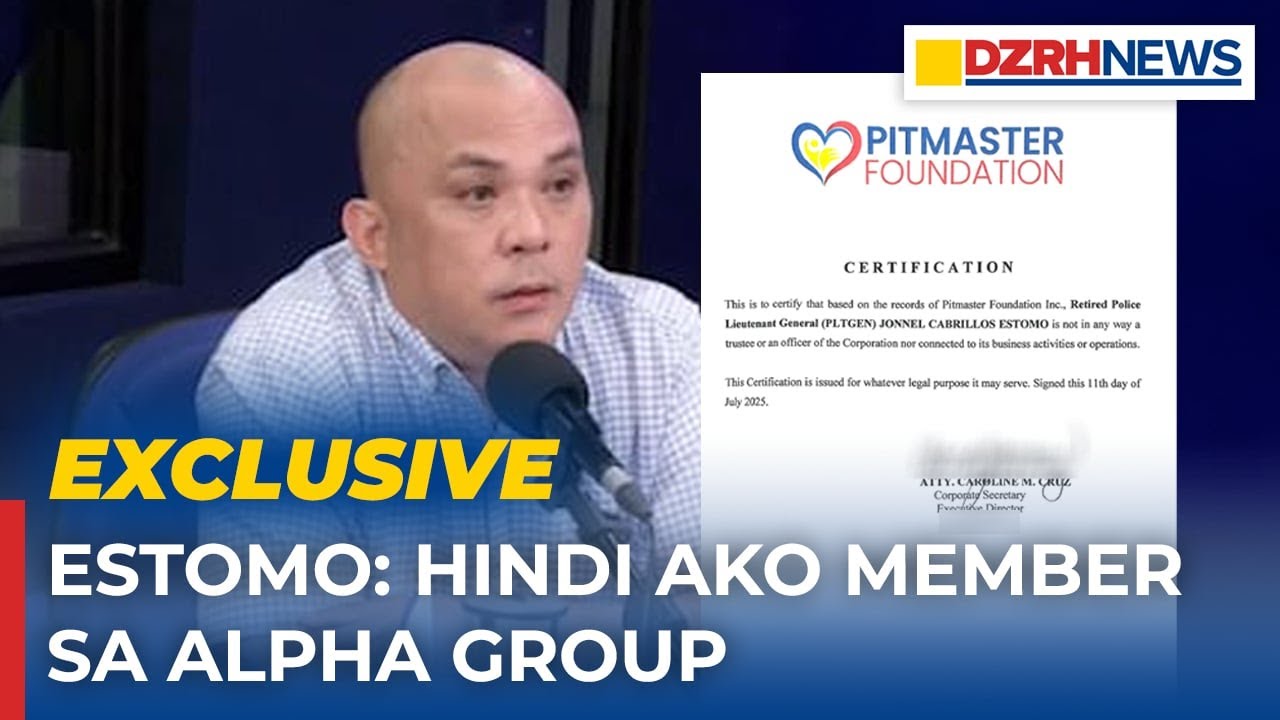 EXCLUSIVE: Ret. PNP Gen. Jonnel Estomo, itinangging may kinalaman sa kaso ng 'missing sabungeros'
