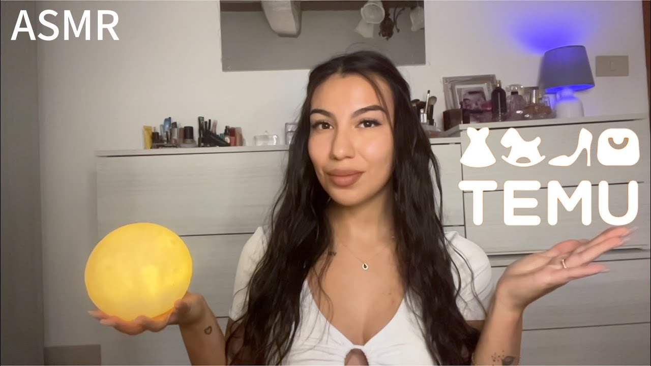 ASMR| Haul TEMU!! |parliamone.. |intense whispering, tapping..