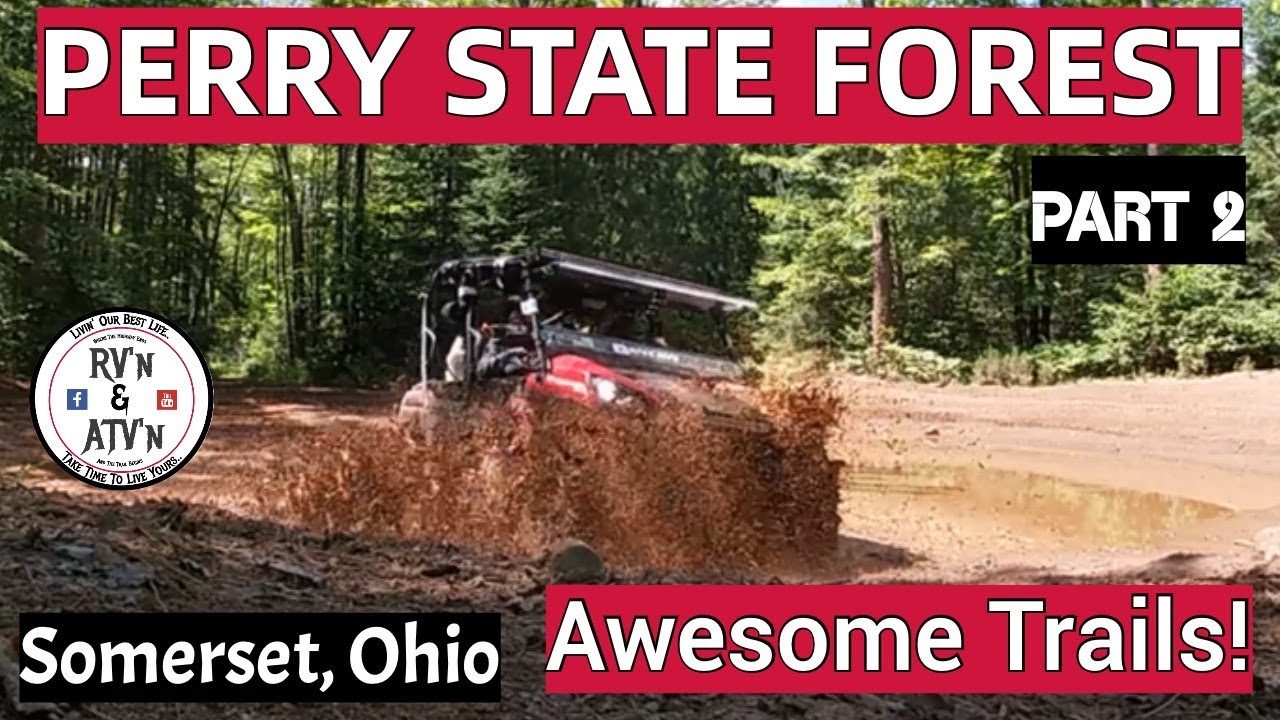 Perry State Forest Part 2 ATV Day Trip Somerset, Ohio