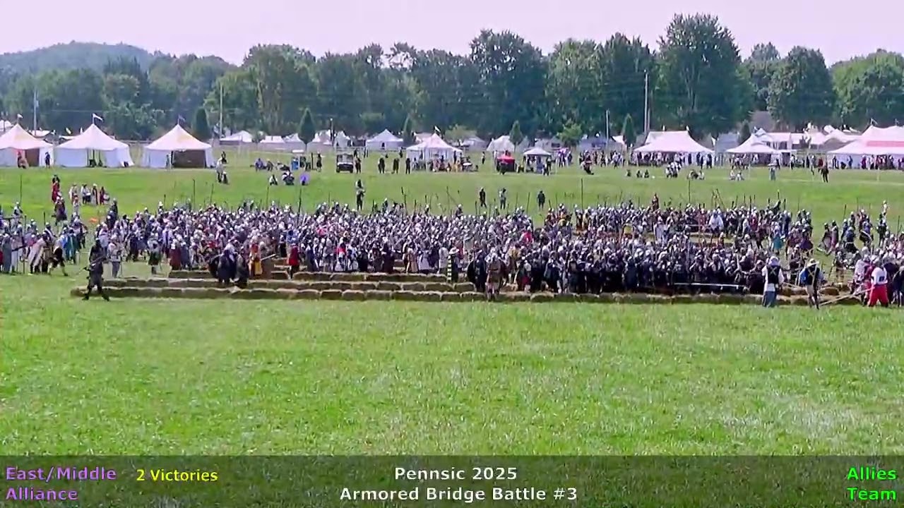 Armored Bridge Battle 3 - Pennsic 52 (2025)