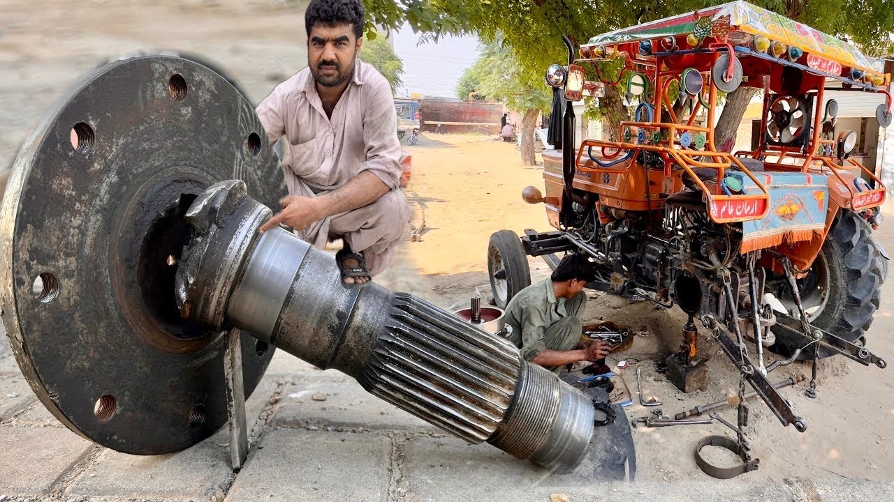 “Tractor Axle Completely Broken! Full Repair & Rebuild Step-By-Step”