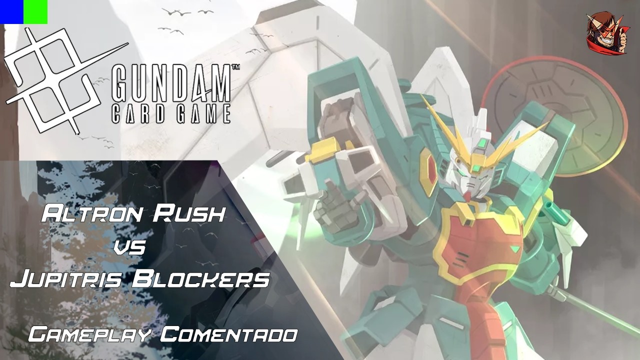 GUNDAM CARD GAME - ALTRON RUSH X JUPITRIS BLOCKERS - GAMEPLAY COMENTADO (GD03)