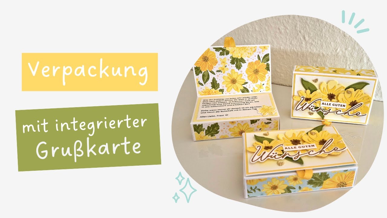 Verpackung mit integrierter Grußkarte * mein Swap für´s Teamtreffen * mit Stampin´ Up! Produkten