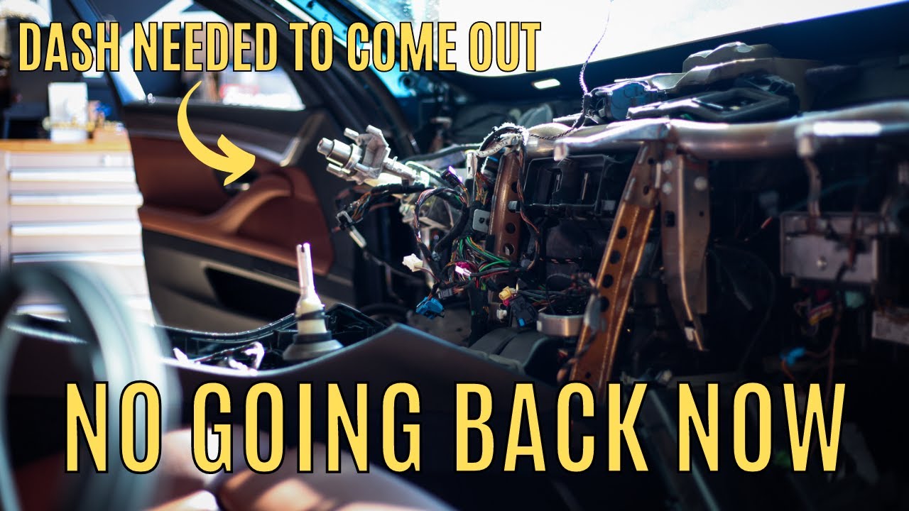 I've Been Putting This Mod Off For Months | BMW F10 Dash Swap