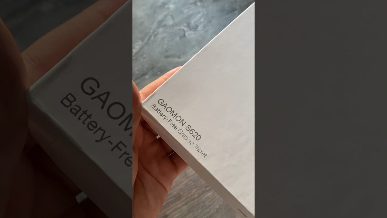 Inboxing Gaomon S620 graphictablet #graphicdesign #branding #logo #drawing #design