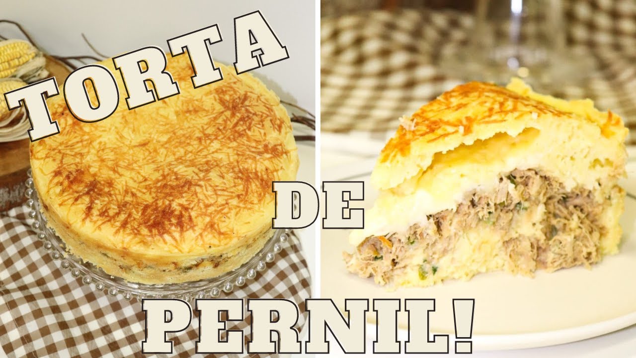 TORTA SALGADA DE LIQUIDIFICADOR I RECHEIO DE PERNIL E QUEIJO I  MASSA VERSÁTIL FOFINHA E DELICIOSA!!