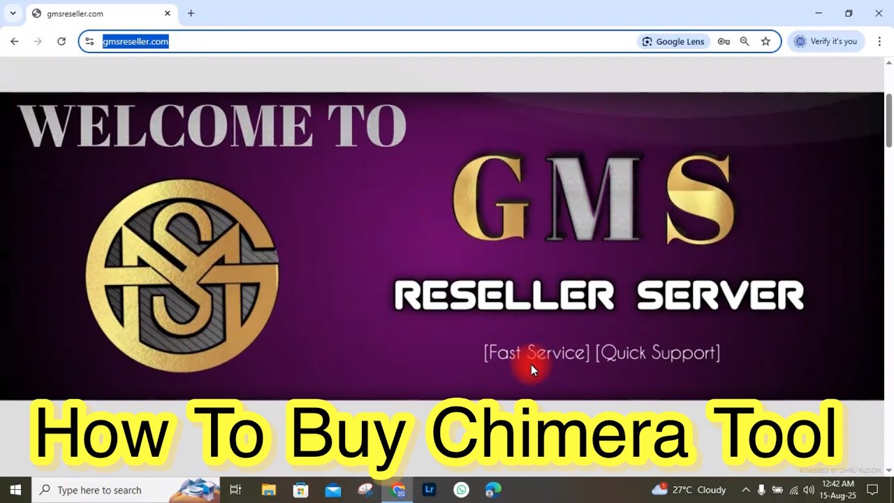 How To Buy Chimera Tool || Gms Reselles || Gazi Mobile Service Center ||