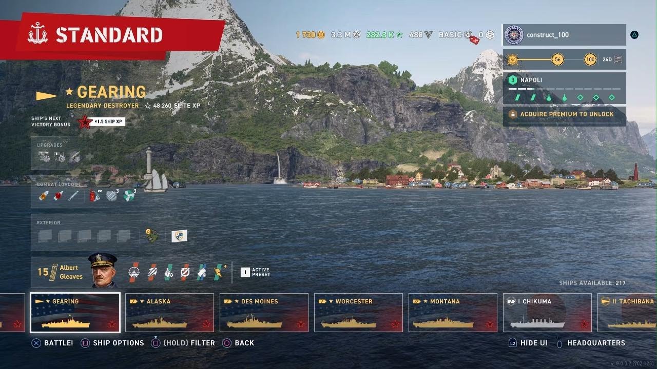 World of Warships Legends Port Tour!