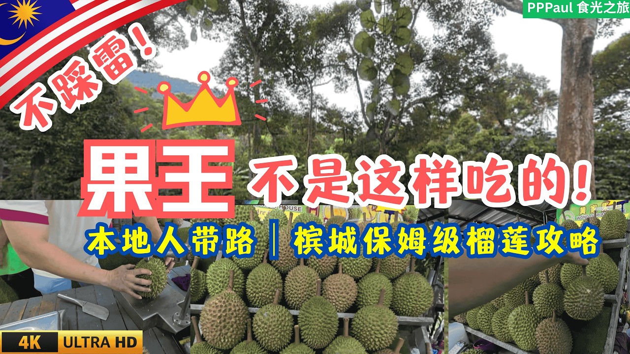槟城在地人带路吃榴莲！大自然隐秘天堂＋超实用不踩雷全攻略 | 槟城自由行 | 槟城旅游 | 槟城美食 | 黑刺 | 猫山王 | 浮罗山背 | Penang Travel Guide & Tips