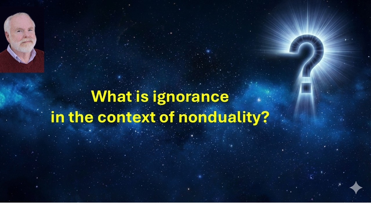 Seeing Through Ignorance.– What is nonduality? #11