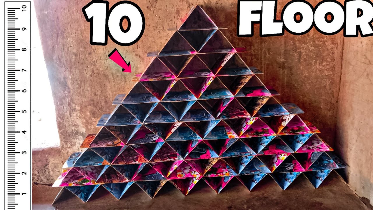 I Build A 12-Floor House🏠 Of Cards |