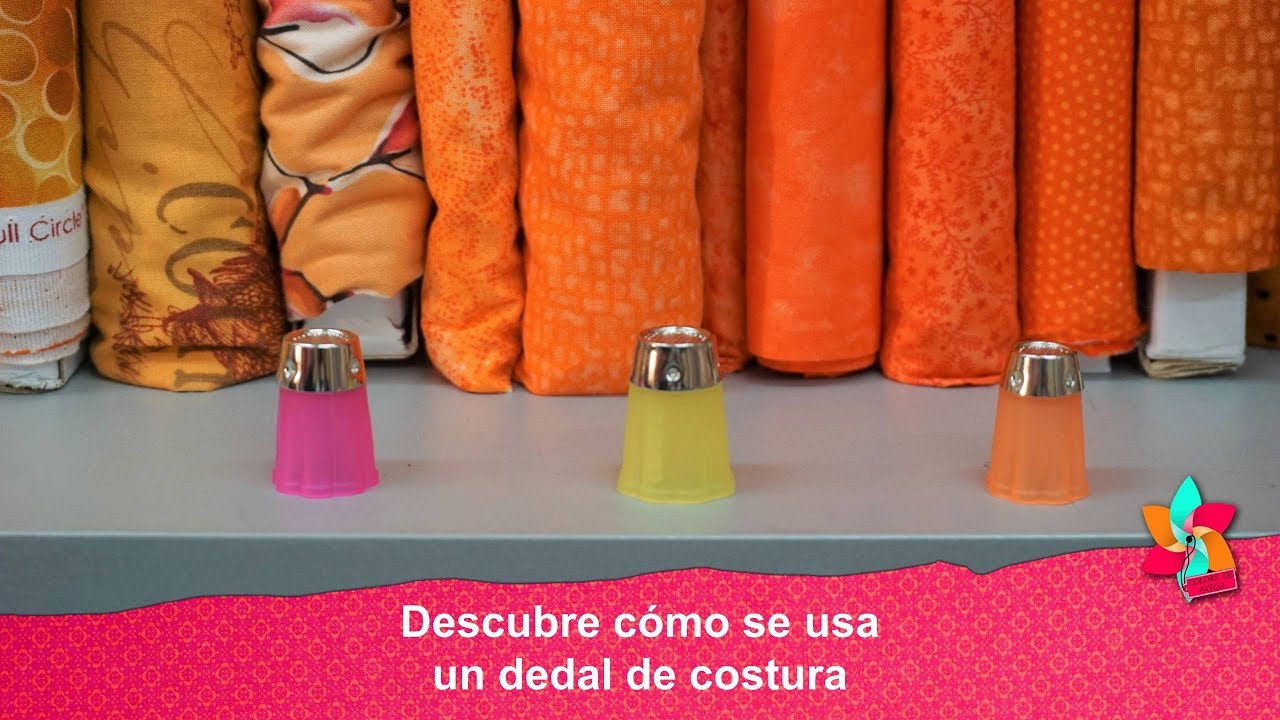Descubre cómo se usa un dedal de costura