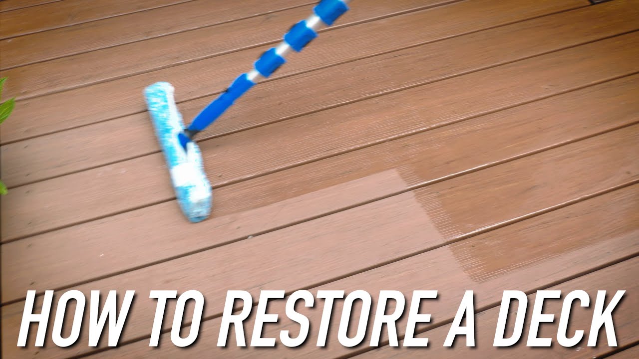 How To Restore A Deck || Dr Decks