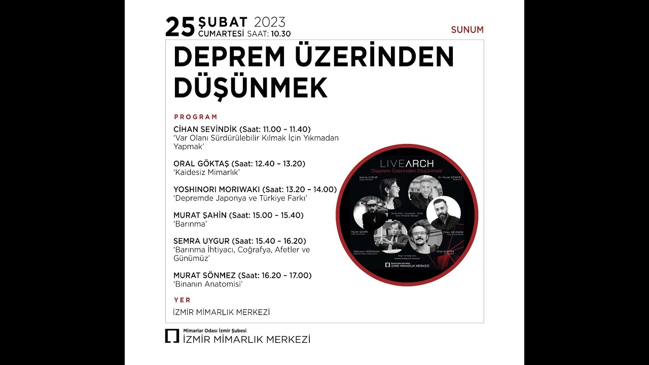 “Deprem Üzerinden Düşünmek” | 1