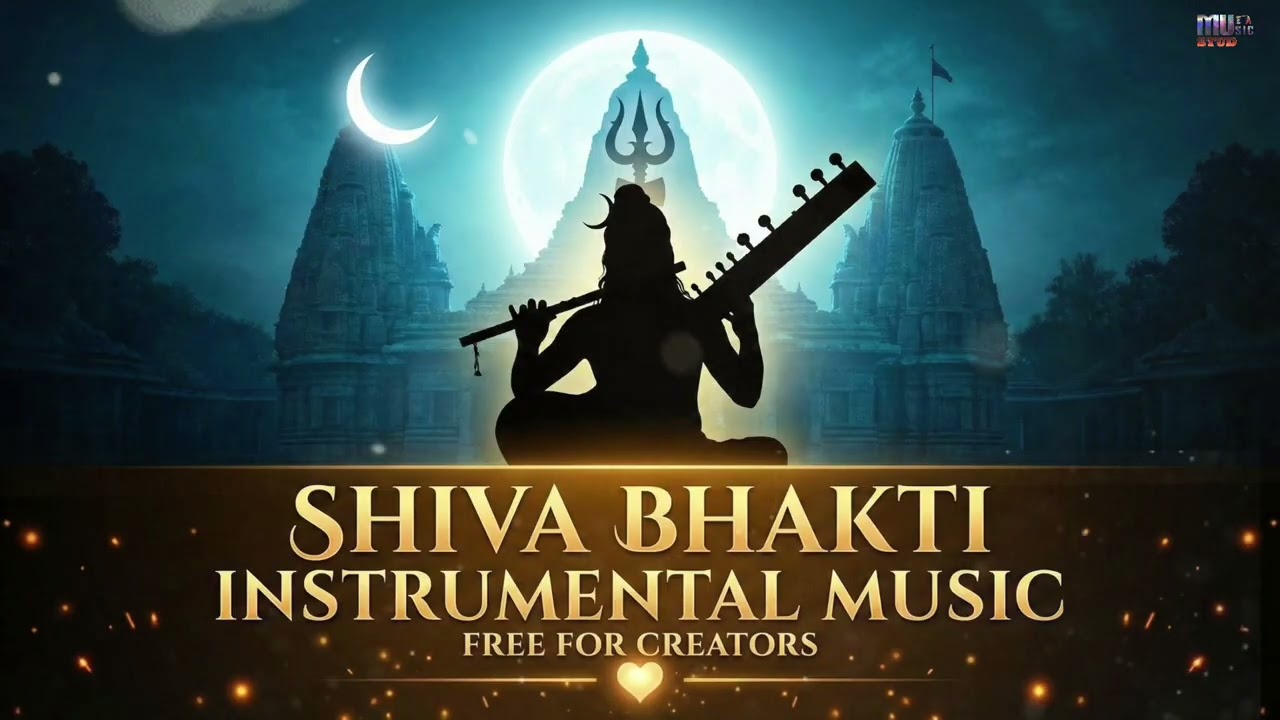 Shiva Bhakti Instrumental Music | Free To Use | Meditation Background | 100% Free For Creators