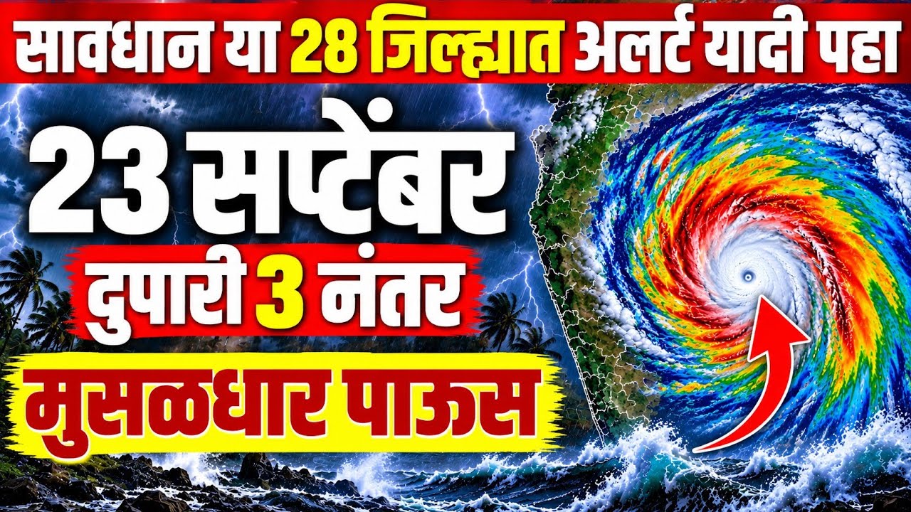 🚨 Havaman andaj today | Panjab dakh | Todkar Hawaman | 23 September  Weather Report | 