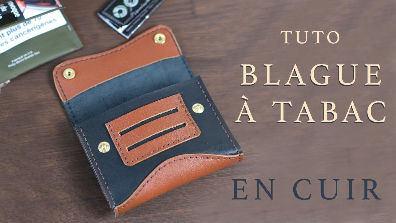 Fabriquez une blague à tabac en cuir – Patron gratuit !