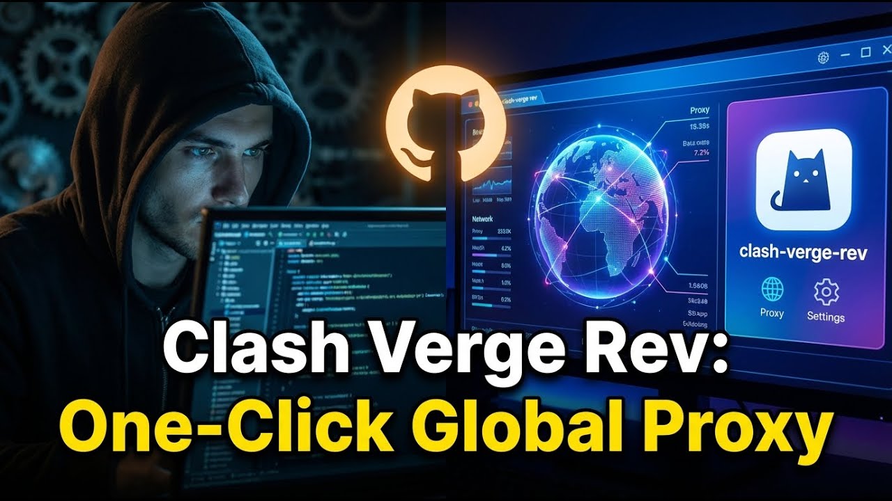 Say Goodbye to Complex Configs! clash-verge-rev Hands-On: One-Click TUN Mode for Effortless Glob...
