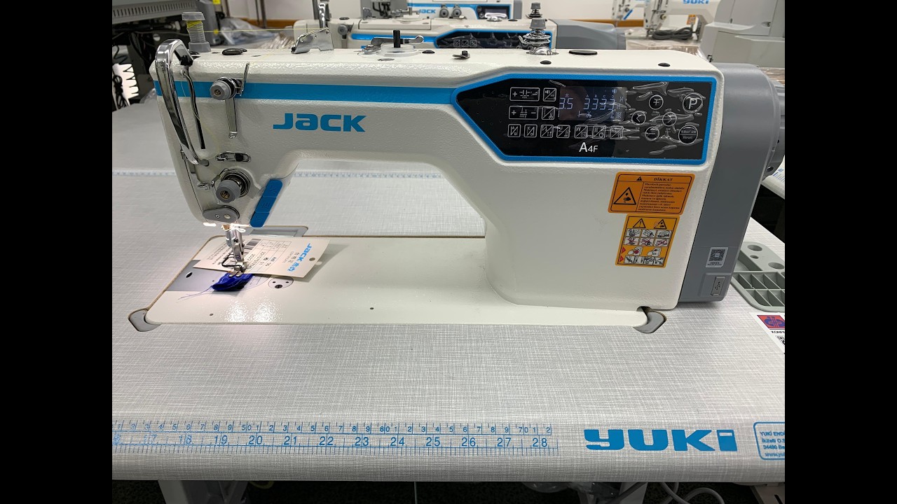 Jack A4F Düz Makina Tanıtım, Panel Kullanımı.