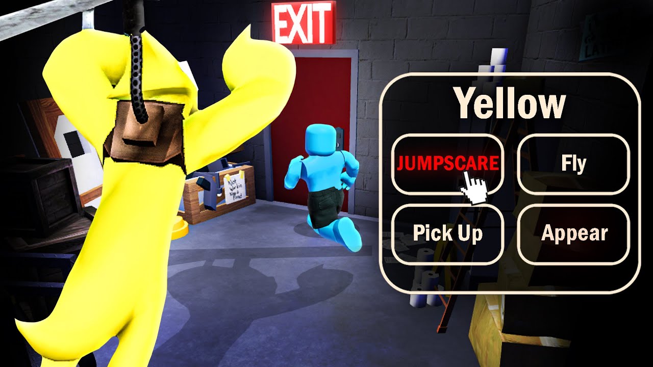 Playing As YELLOW to Troll My Friend In Rainbow Friends