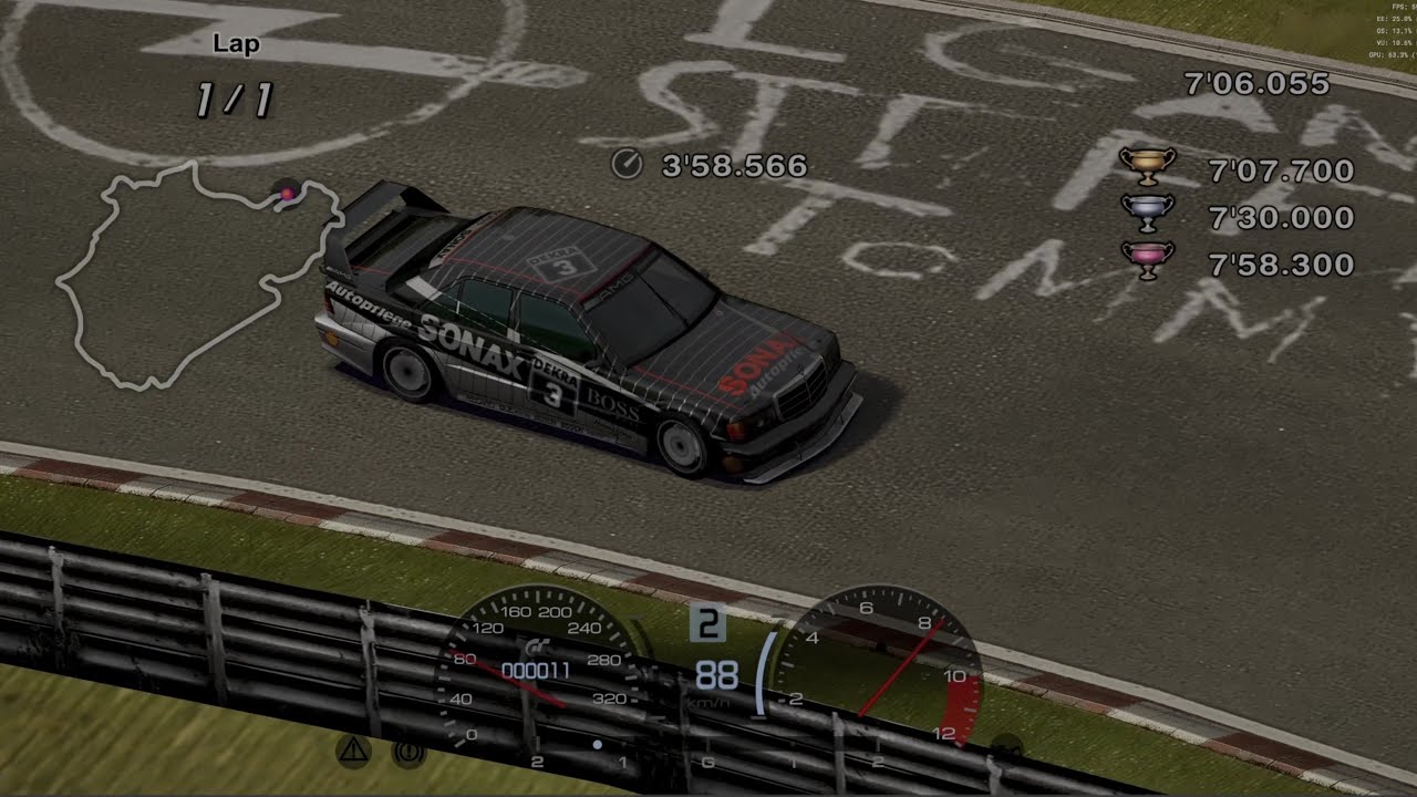 Gran Turismo 4 Spec II my super license gold times
