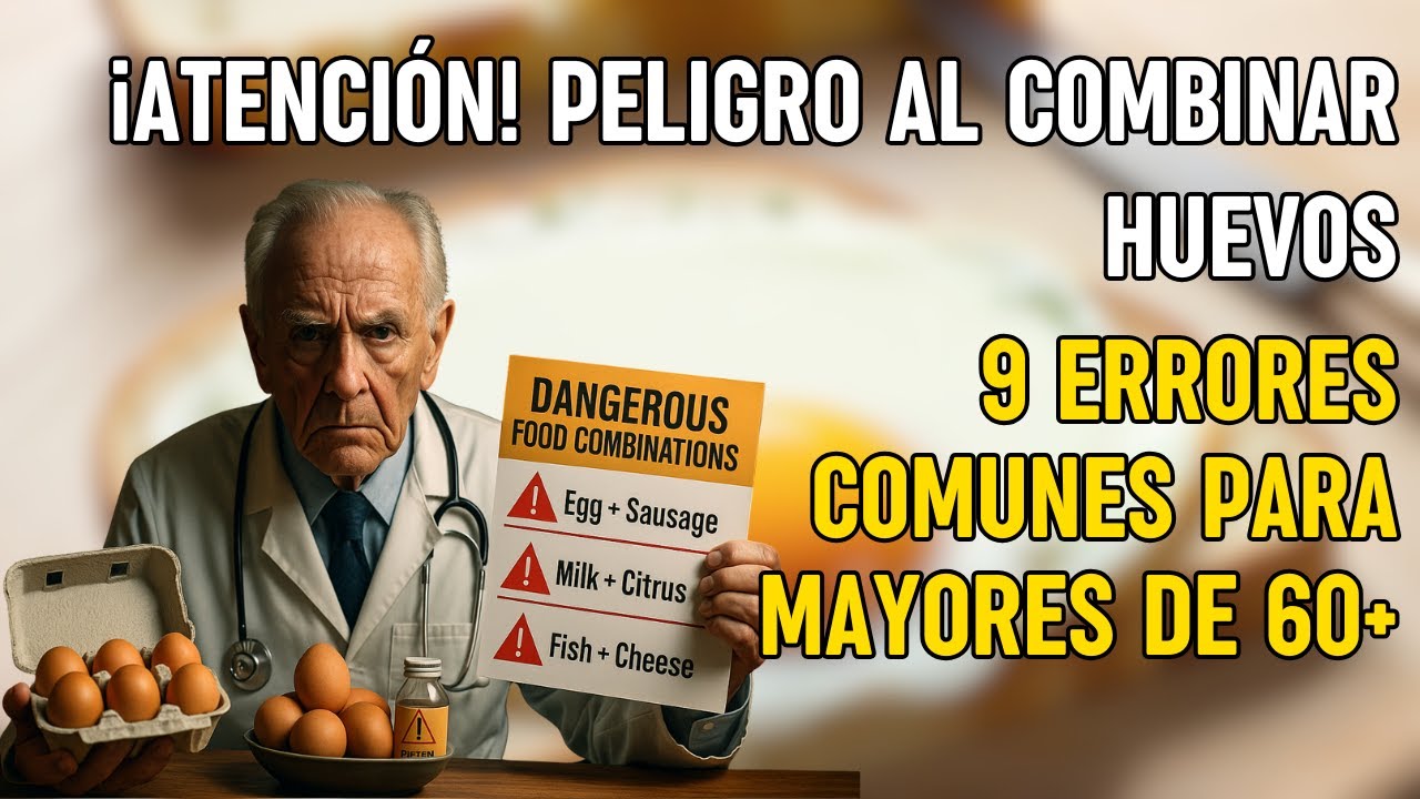 Personas mayores | ¡ATENCIÓN! Peligro al Combinar Huevos: 9 Errores Comunes para Mayores de 60+