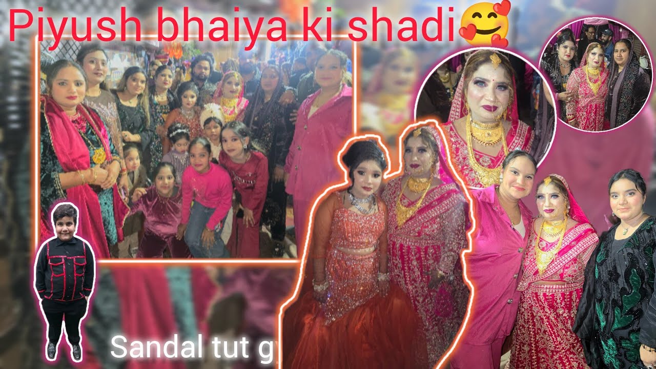 Shaadi में Siya ki sandal टूट gyi😃....we went to our relative wedding😇💐