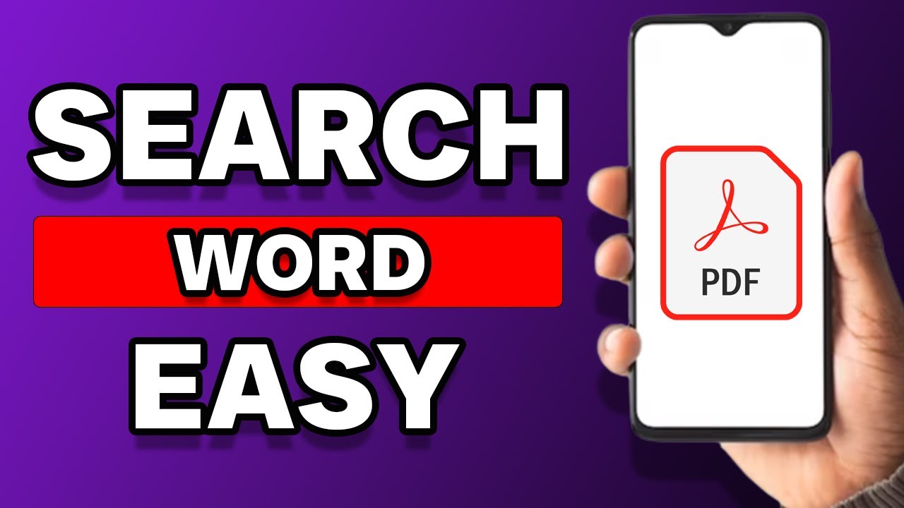 How To Search A Word On PDF (Step By Step)