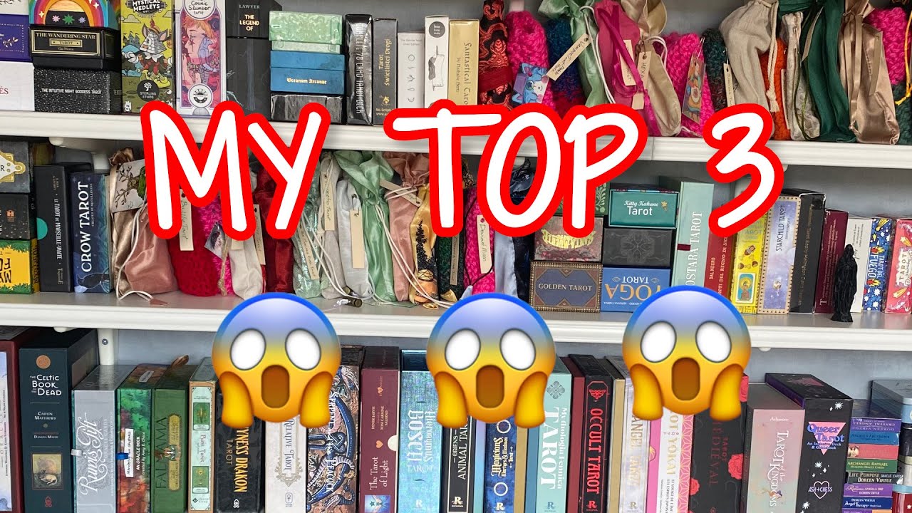 My Top Three of Three Tarot Decks 🧐 