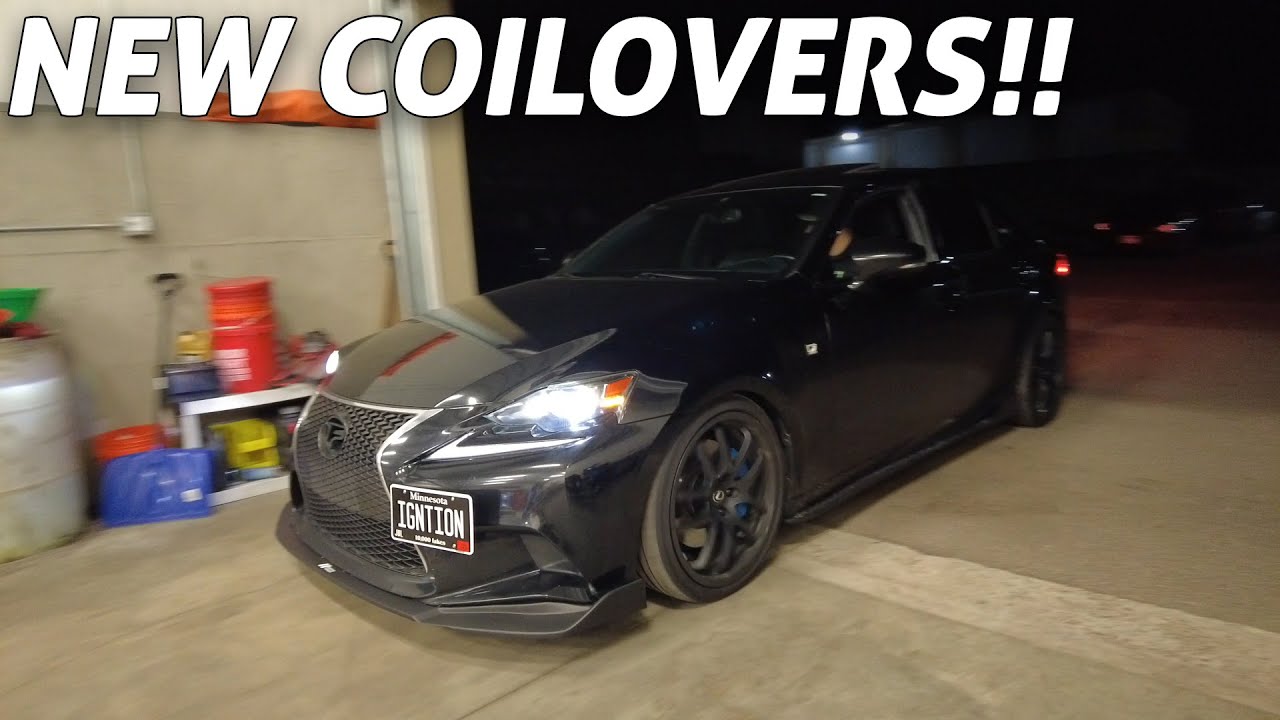 Coilover install on @ignitiontherapy Lexus IS350!!