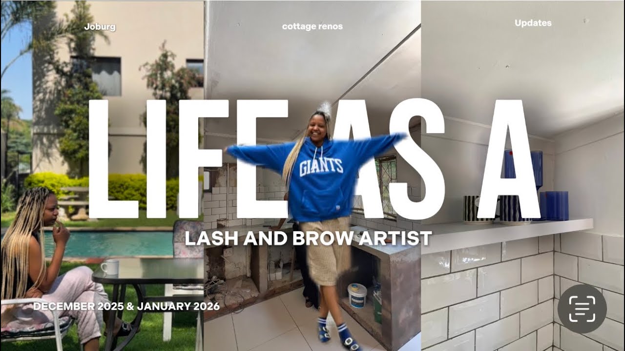 Life of an off duty lash and brow artist: cottage renos and travelling 