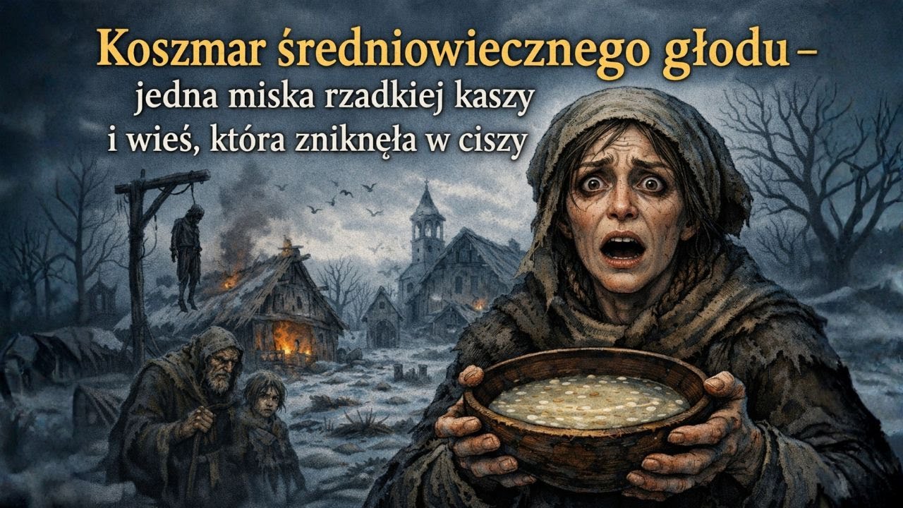 Koszmar średniowiecznego głodu – jedna miska rzadkiej kaszy i wieś, która zniknęła w ciszy