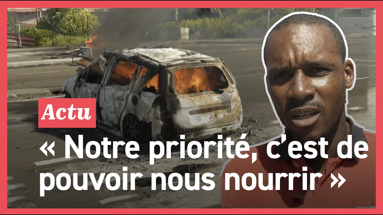 Martinique : violences urbaines et barrages à Fort-de-France contre la vie chère
