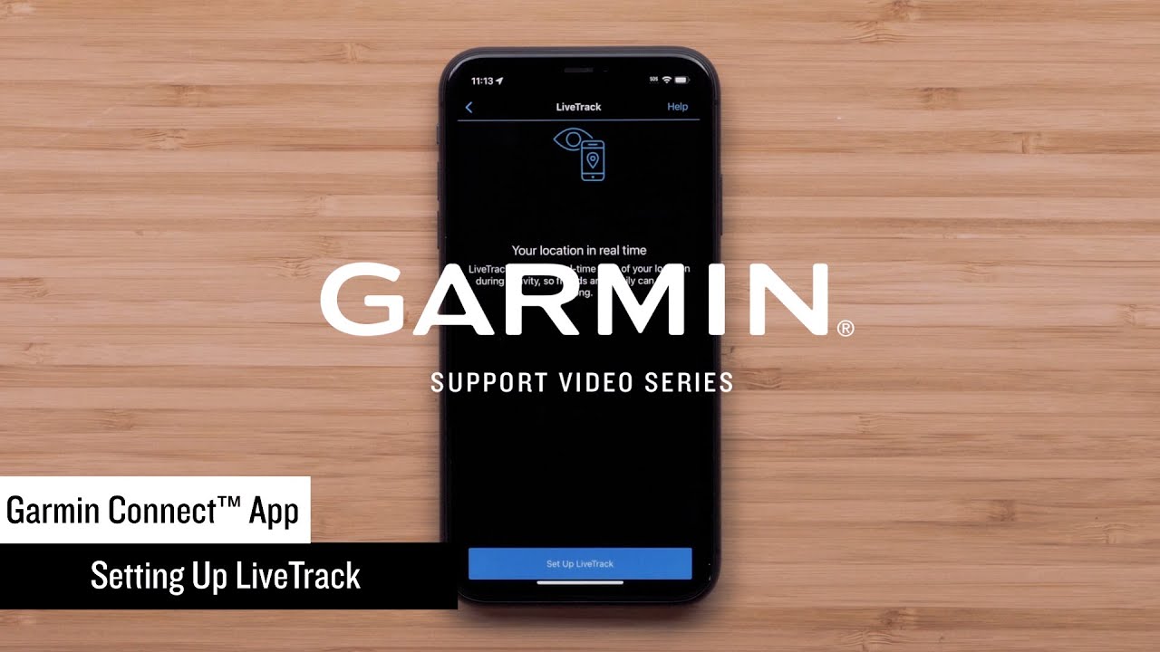 Поддержка Garmin | Приложение Garmin Connect&trade; | Настройка LiveTrack