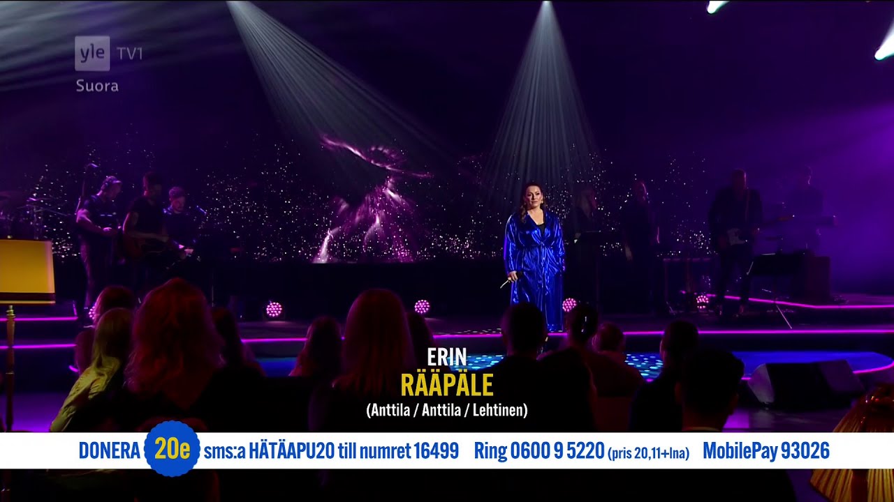 Erin - R&auml;&auml;p&auml;le (LIVE @ Apua Ukrainaan 2)