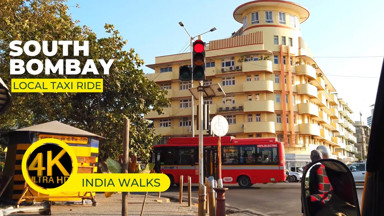 MUMBAI 4K TOUR | LOCAL TAXI TOWARDS KALBADEVI IN SOUTH BOMBAY | She' Walkin in Maharashtra