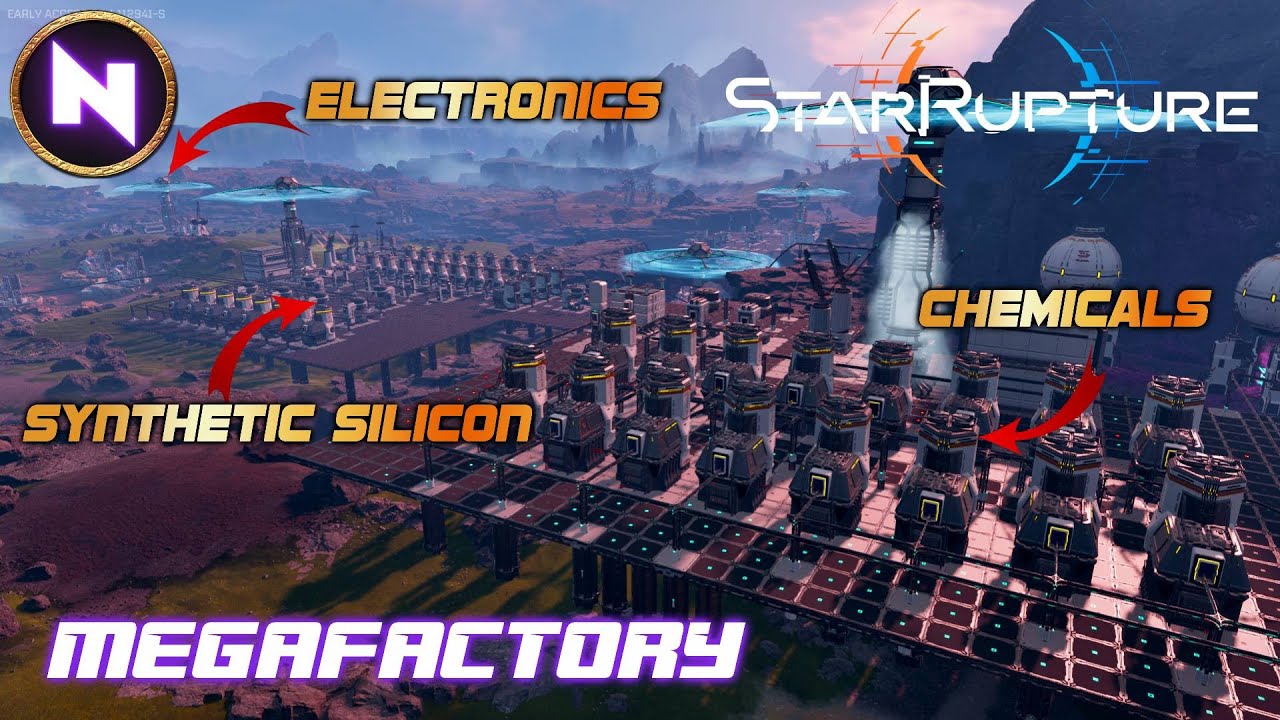 How to Build MEGAFACTORIES (Electronics & Chemicals) in StarRupture Early Access | 06 | Tutorial