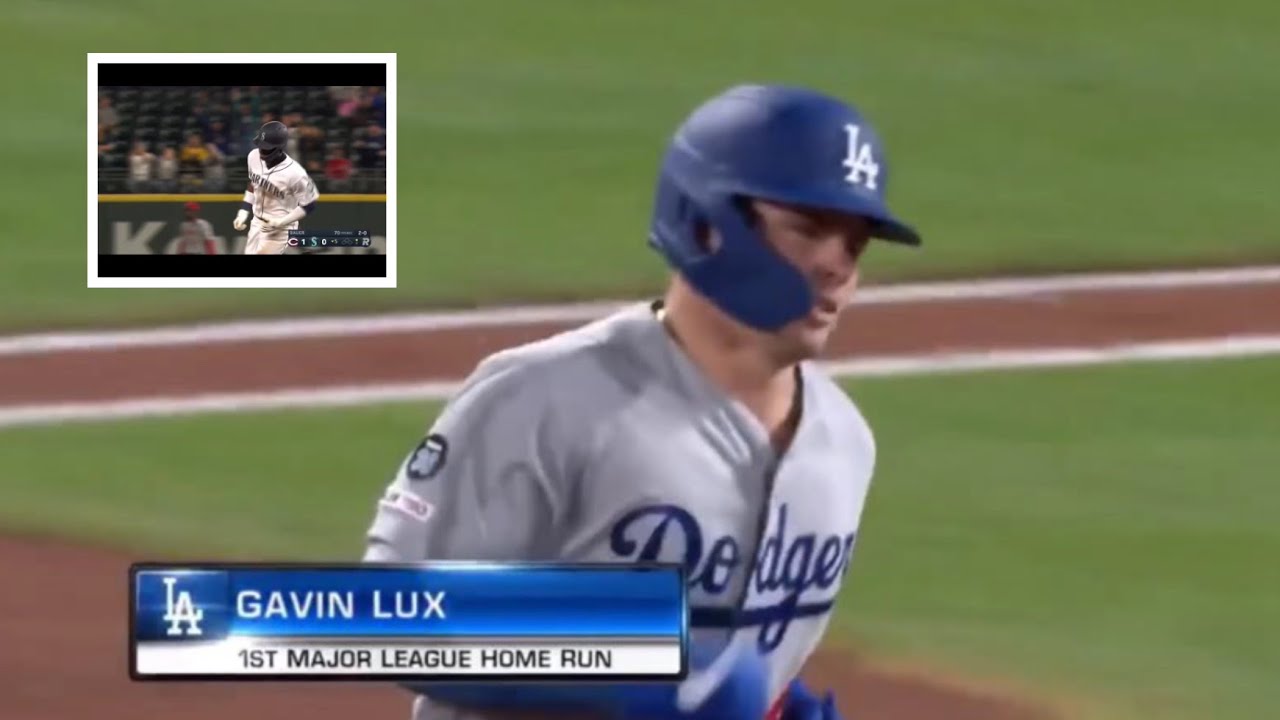 MLB | Gavin Lux And Kyle Lewis Both Hit Their First Career HomeRuns | 2019
