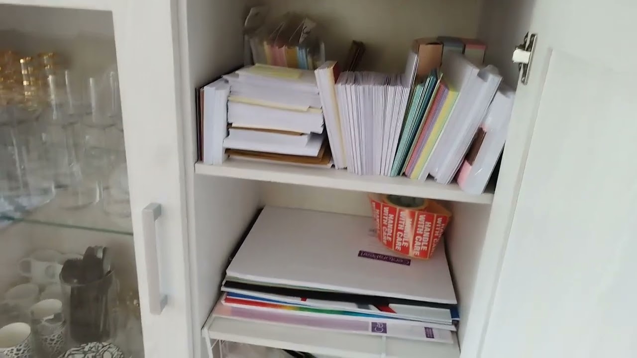 Organizacja w moim scrapkącie - mega długi filmik😖