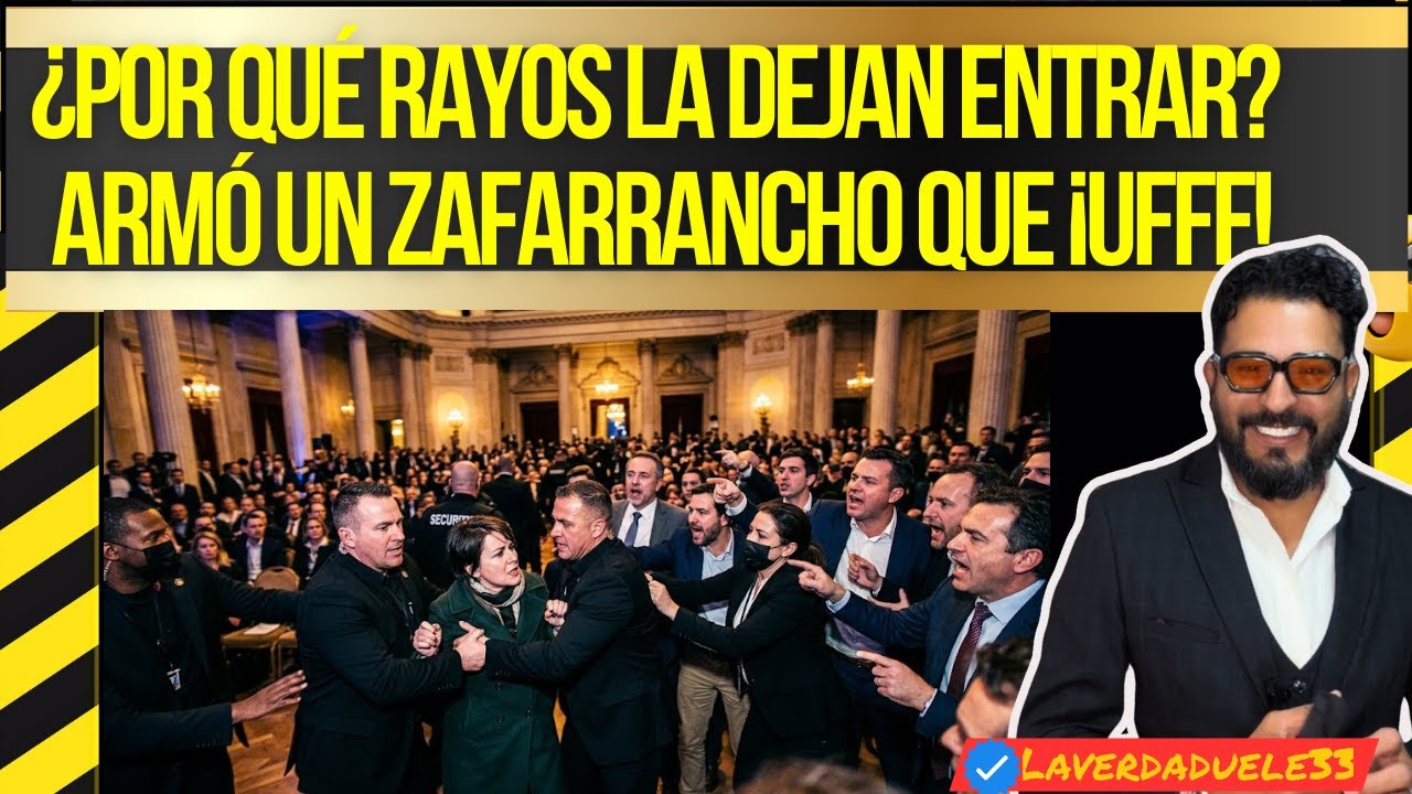 ¿Por qué rayos la dejan entrar? Armó un zafarrancho que ¡ufff! 📱