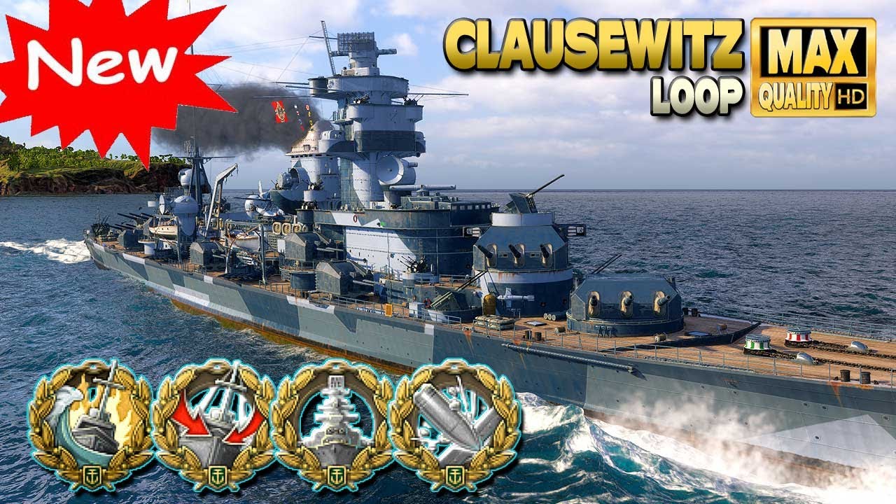 Clausewitz: НОВЫЙ немецкий суперкрейсер в дереве развития - World of Warships
